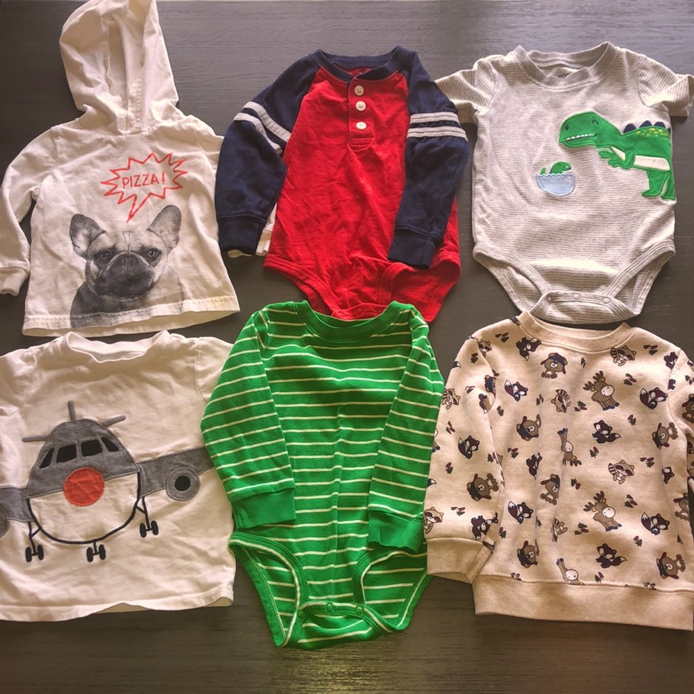 EUC 6PC 18 month lot various brands
